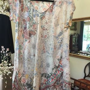 Johnny Was 100% Sulk Tunic Top (never worn)